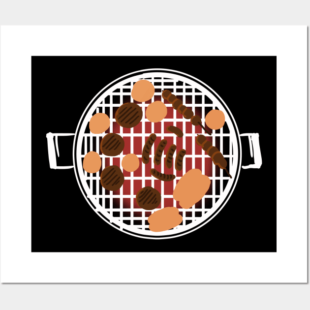 Barbeque Lover Wall Art by CreamPie